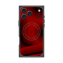 プレミアムスクエアケース with MagSafe［ CASEPLAY Winding Pattern - Red ］