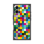 プレミアムスクエアケース with MagSafe［ CASEPLAY Rainbow Check ］