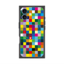 プレミアムスクエアケース with MagSafe［ CASEPLAY Rainbow Check ］