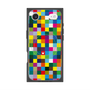 プレミアムスクエアケース with MagSafe［ CASEPLAY Rainbow Check ］