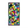 プレミアムスクエアケース with MagSafe［ CASEPLAY Rainbow Check ］