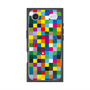 プレミアムスクエアケース with MagSafe［ CASEPLAY Rainbow Check ］