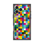 プレミアムスクエアケース with MagSafe［ CASEPLAY Rainbow Check ］
