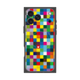 プレミアムスクエアケース with MagSafe［ CASEPLAY Rainbow Check ］