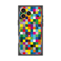 プレミアムスクエアケース with MagSafe［ CASEPLAY Rainbow Check ］