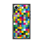 プレミアムスクエアケース with MagSafe［ CASEPLAY Rainbow Check ］
