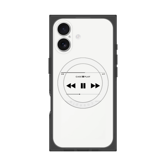 プレミアムスクエアケース with MagSafe［ Music Player ］
