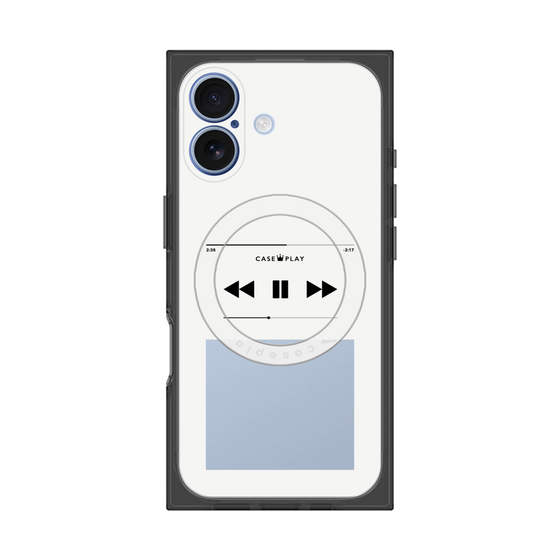 プレミアムスクエアケース with MagSafe［ Music Player ］