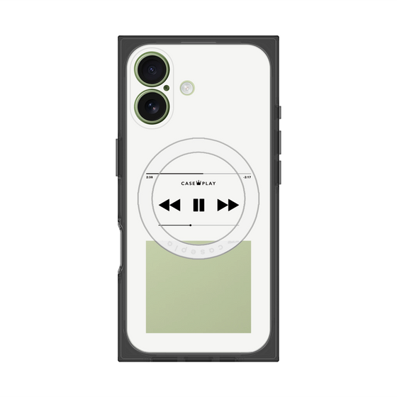 プレミアムスクエアケース with MagSafe［ Music Player ］