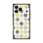 プレミアムスクエアケース with MagSafe［ Nordic Circle - Yellow ］