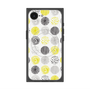 プレミアムスクエアケース with MagSafe［ Nordic Circle - Yellow ］