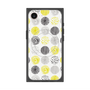 プレミアムスクエアケース with MagSafe［ Nordic Circle - Yellow ］
