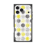プレミアムスクエアケース with MagSafe［ Nordic Circle - Yellow ］