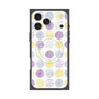 プレミアムスクエアケース with MagSafe［ Nordic Circle - Purple ］