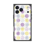 プレミアムスクエアケース with MagSafe［ Nordic Circle - Purple ］