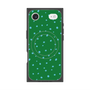 プレミアムスクエアケース with MagSafe［ Drawing Dot - Green ］