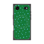 プレミアムスクエアケース with MagSafe［ Drawing Dot - Green ］