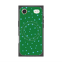 プレミアムスクエアケース with MagSafe［ Drawing Dot - Green ］