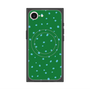 プレミアムスクエアケース with MagSafe［ Drawing Dot - Green ］