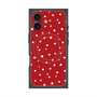 プレミアムスクエアケース with MagSafe［ Drawing Dot - Red ］