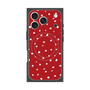 プレミアムスクエアケース with MagSafe［ Drawing Dot - Red ］