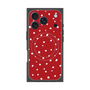 プレミアムスクエアケース with MagSafe［ Drawing Dot - Red ］
