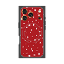 プレミアムスクエアケース with MagSafe［ Drawing Dot - Red ］