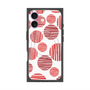 プレミアムスクエアケース with MagSafe［ Nordic Dot - Red ］