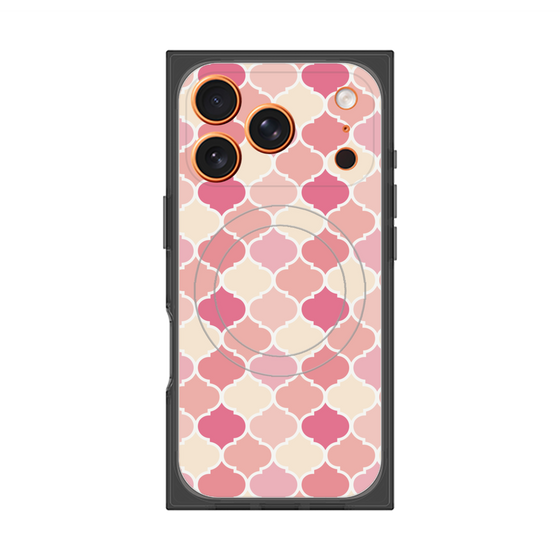 プレミアムスクエアケース with MagSafe［ Moroccan1 color - Pink ］