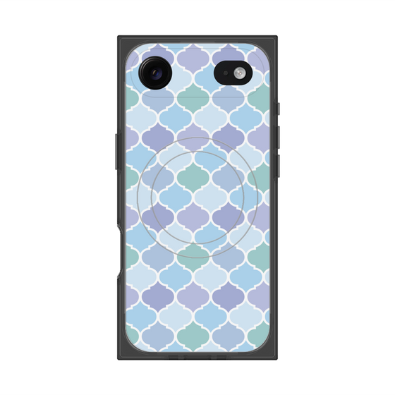 プレミアムスクエアケース with MagSafe［ Moroccan1 color - Blue ］