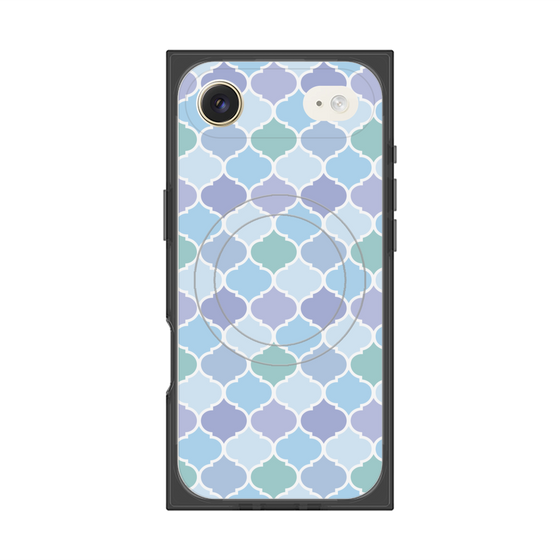 プレミアムスクエアケース with MagSafe［ Moroccan1 color - Blue ］