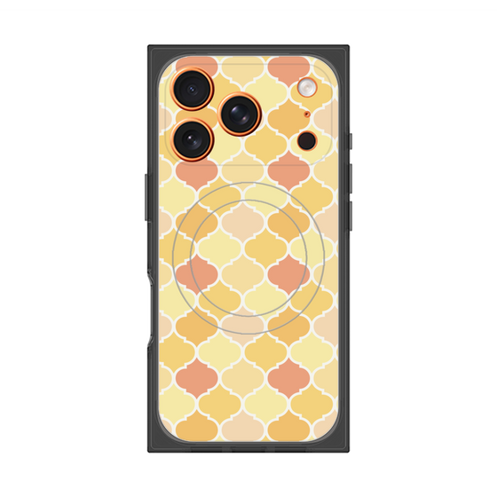 プレミアムスクエアケース with MagSafe［ Moroccan1 color - Orange ］