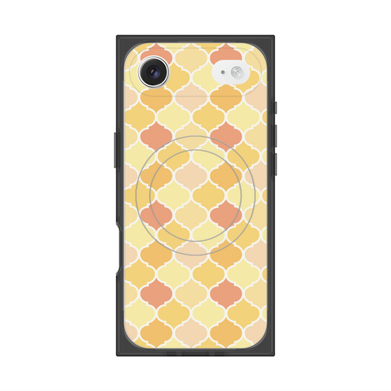 プレミアムスクエアケース with MagSafe［ Moroccan1 color - Orange ］