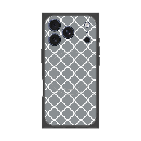 プレミアムスクエアケース with MagSafe［ Moroccan2 - Gray ］