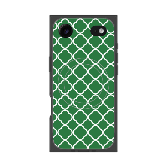 プレミアムスクエアケース with MagSafe［ Moroccan2 - Green ］