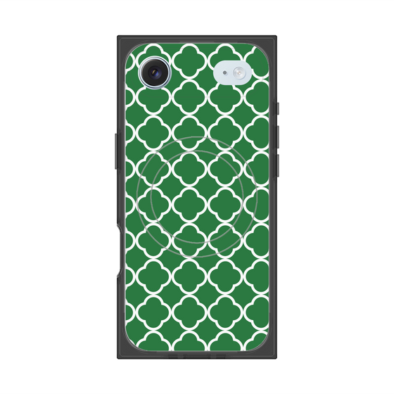 プレミアムスクエアケース with MagSafe［ Moroccan2 - Green ］