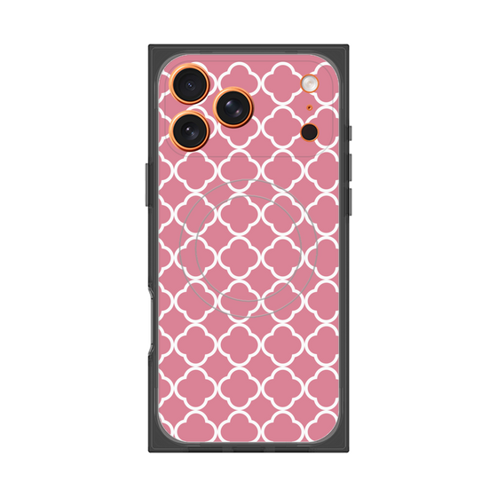 プレミアムスクエアケース with MagSafe［ Moroccan2 - Pink ］