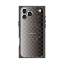 プレミアムスクエアケース with MagSafe［ CASEPLAY Check - Black ］