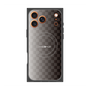 プレミアムスクエアケース with MagSafe［ CASEPLAY Check - Black ］