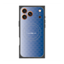 プレミアムスクエアケース with MagSafe［ CASEPLAY Check - Blue ］