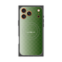 プレミアムスクエアケース with MagSafe［ CASEPLAY Check - Green ］