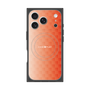 プレミアムスクエアケース with MagSafe［ CASEPLAY Check - Orange ］