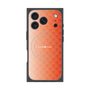プレミアムスクエアケース with MagSafe［ CASEPLAY Check - Orange ］