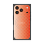 プレミアムスクエアケース with MagSafe［ CASEPLAY Check - Orange ］