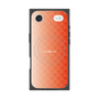 プレミアムスクエアケース with MagSafe［ CASEPLAY Check - Orange ］