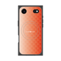 プレミアムスクエアケース with MagSafe［ CASEPLAY Check - Orange ］