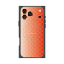 プレミアムスクエアケース with MagSafe［ CASEPLAY Check - Orange ］