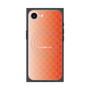 プレミアムスクエアケース with MagSafe［ CASEPLAY Check - Orange ］