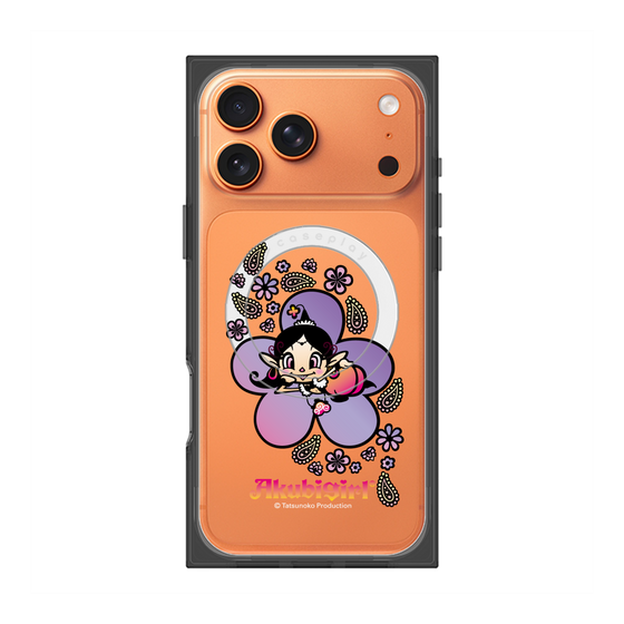 プレミアムスクエアケース with MagSafe［ アクビガール - フラワー ］