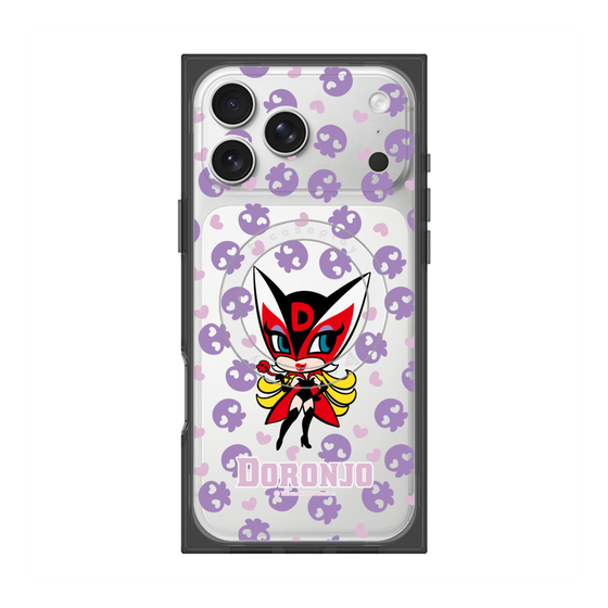 プレミアムスクエアケース with MagSafe［ ドロンジョ - ミニキャラ - Purple ］